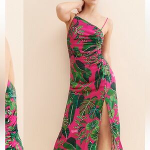 Farm Rio Leaves Midi Dress